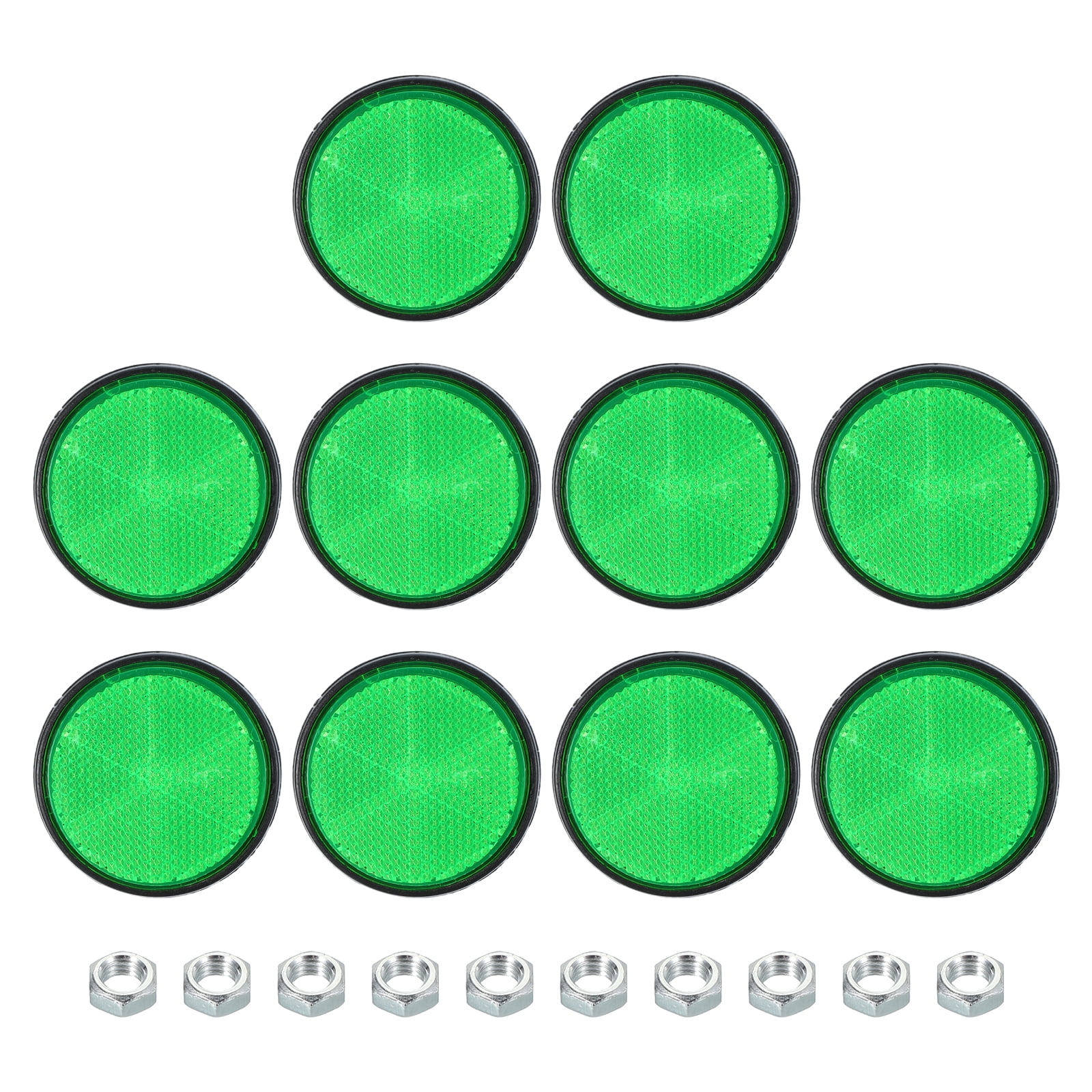 Round Rear Reflectors, Safety Reflective Warning Reflector for ...