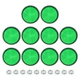 thumbnail image 1 of Round Rear Reflectors, Safety Reflective Warning Reflector for Motorcycles and Bicycles Green, 1 of 7