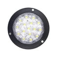 thumbnail image 1 of Round Red LED Tail Light for RV Truck - Stop Turn Tail Reverse Light, ABS+PC+Stainless Steel, 1 of 9