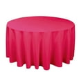 thumbnail image 1 of Round Red Tablecloth 70 Inch Elegant Polyester Fabric for Dining, Banquets, Weddings, and Holiday Gatherings, 1 of 4
