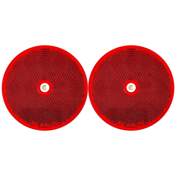 Round Reflector Class A 3-3/16" with Center Mounting Hole for Trucks Boats Suv's