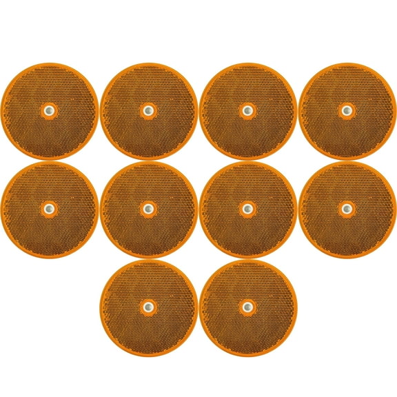 Round Reflector Class A 3-3/16" with Center Mounting Hole for Trucks Boats Suv's