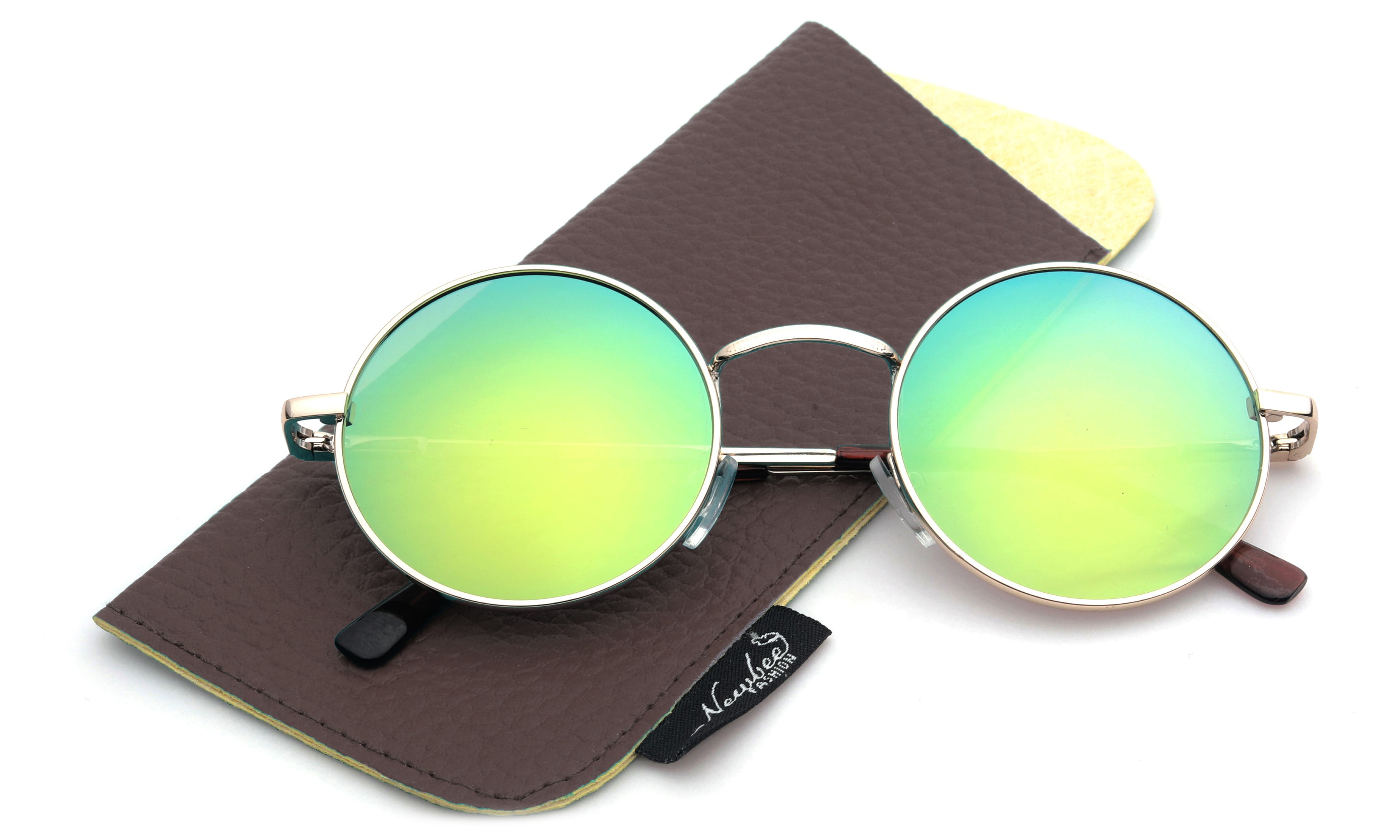 Round Retro John Lennon Sunglasses Clear Lens Glasses Vintage