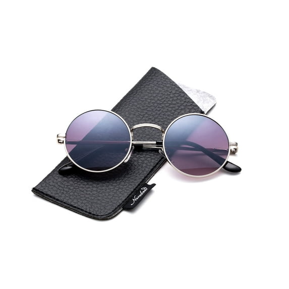 Round Retro John Lennon Sunglasses & Clear Lens Glasses Vintage Round Sunglasses