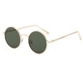 thumbnail image 1 of Retro Round Sunglasses for Men and Women Metal Frame with UV400 Protection High Visible Light Perspective Great for, 1 of 1