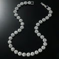 thumbnail image 1 of Round Rhinestone Necklace Men's Fashion Stitching, 1 of 2