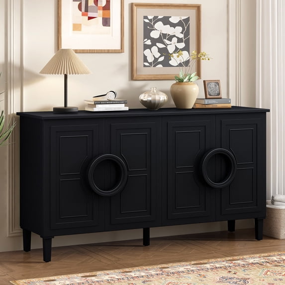 Round Ring Handle Elegance | Suitable for Various Residential Spaces | Combines Functionality with Chic Charm