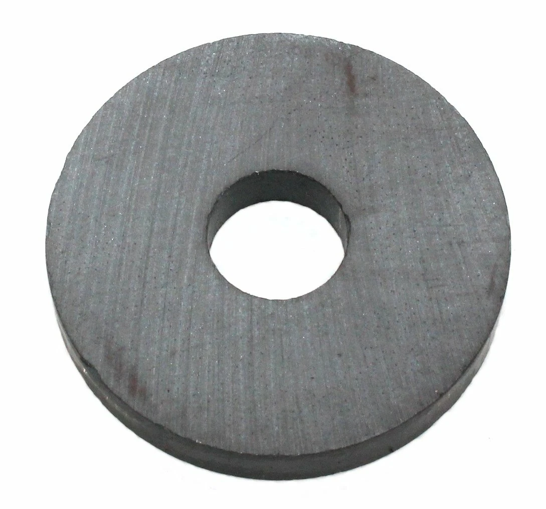 Round Ring Magnet 1-1/4" Od, 3/8" Id, 3/16" Thick - Lot Of 10