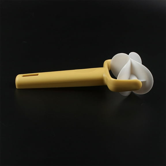 Round Rolling Dough Cutter, Plastic Biscuit/Pizza/Fondant Cutting Tool, Comfortable Handle, Dishwasher Safe for Baking