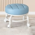 thumbnail image 1 of Round Rolling Stool, Easy to Move Roller Stool, Soft Cushion Fillinng Adjustable Rolling Stool, Quiet Rotation Rolling Stool, Swivel Stool Chair for Kitchen, Spa, Bar, Home, Officce Use, 1 of 7