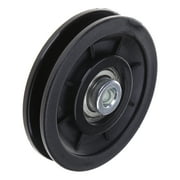 Round Rope Pulley, Wire Rope Reel Nylon Pulley for Ropes DIY Gym Fitness Equipment Cable Machine Wire Rope Pulley Reel