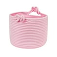 thumbnail image 1 of Round Rope Storage With Handles Decorative Organizer For Home Bedroom Living Room Sturdy And Stylish, 1 of 5