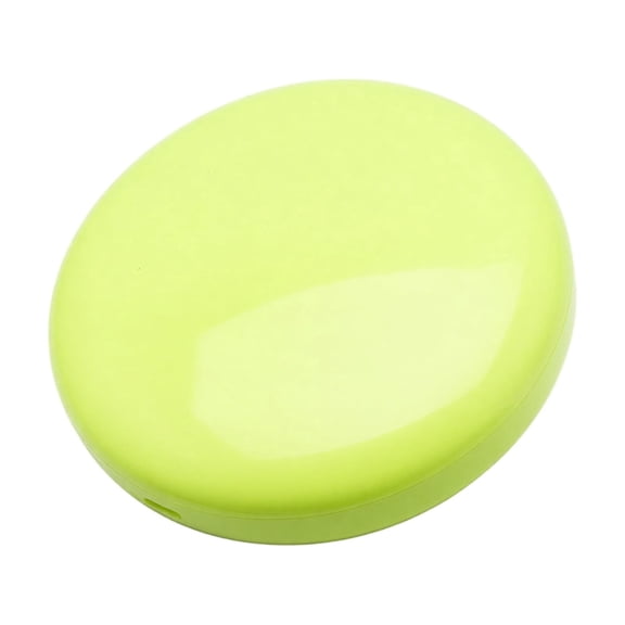 Round Rotating Plastic Pill Organizer Seven Compartment Portable Storage Case for Medication Supplement Travel Use
