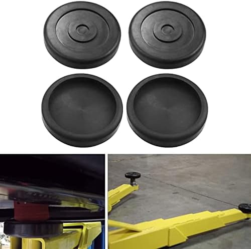 Set 4 Braccioli In Gomma Rotondi Per Ponte Sollevatori BENDPAK E DANMAR – 12,7 Cm, Antiscivolo