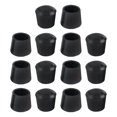 thumbnail image 1 of Round Rubber Leg Cap End Tips Cups Furniture Table Feet Cover Floor Protector 20mm 3/4" Inner Dia 14pcs, 1 of 7