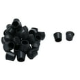 thumbnail image 1 of Round Rubber Leg Cap End Tips Cups Furniture Table Feet Cover Floor Protector 20mm 3/4" Inner Dia 40pcs, 1 of 7