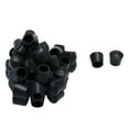 thumbnail image 1 of Round Rubber Leg Cap End Tips Cups Furniture Table Feet Cover Floor Protector 20mm 3/4" Inner Dia 50pcs, 1 of 7
