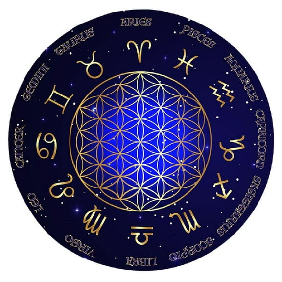 Round Rubber Pendulum Board Dowsing Divination Board Metaphysical Message Board