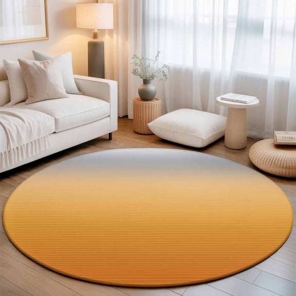 Round Area Rug for Living Room Bedroom, Greece Key Design Black White Round Rugs Non-slip Washable Floor Carpet, Vintage Burlap Linen Soft Circle Rug 3ft