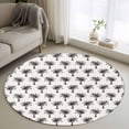 thumbnail image 1 of Round Rug 4Ft Washable Non-Slip, Palm Tree Circle Area Rugs for Living Room Bedroom, Farmhouse Summer Botanical Green Tropical Plants Indoor Floor Mats Carpet Runner for Home Decor Aesthetic, 1 of 8