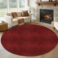 thumbnail image 1 of Round Rug 7Ft Washable Non-Slip, Animal Leather Pattern Circle Area Rugs for Living Room Bedroom, Vintage Minimalist Animal Print Red Indoor Floor Mats Carpet Runner for Home Decor Aesthetic, 1 of 8