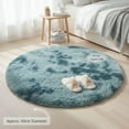 thumbnail image 1 of Round Rug Pink Fluffy Shag Carpet, Soft Plush Circle Area Rug for Girls Bedroom, Aesthetic Nursery & Dorm Decor, Cozy Non Slip Floor Rug for Living Room & Bedside,Carpet, 1 of 5
