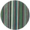 thumbnail image 1 of Contemporary Rug - Rodeo Drive Wool Pile -Green/Multi-Color:Green/Multi,Design:Contemporary,Shape:Round,Size:6'L x 6' W, 1 of 5
