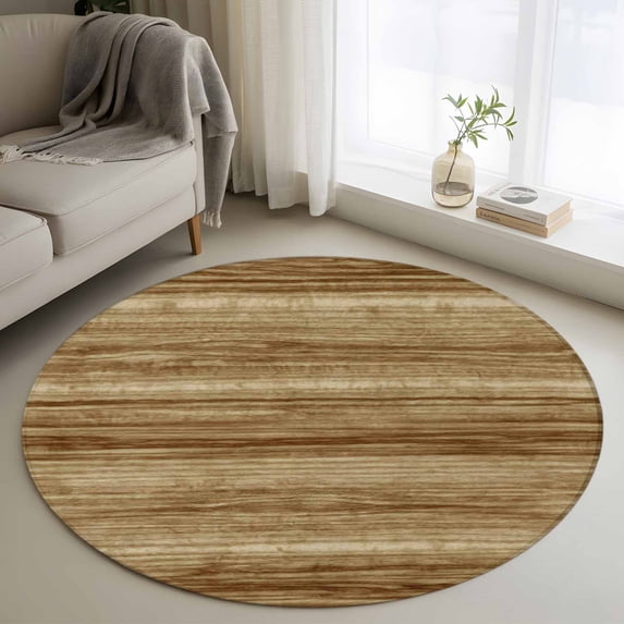 Round Rugs 3.3Ft, Vintage Western Round Area Rug Washable Indoor Throw Carpet, Rustic Farmhouse Wooden Grain Barn Door Soft Non Slip Circle Rug for Laundry Room Patio Home Decor Aesthetic