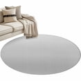 thumbnail image 1 of Round Rugs 3 Ft, Gray Striped Non Slip Area Rugs for Kitchen Bedroom Entryway, Modern Minimalist Vertical Stripes Lines Washable Carpet Runner Rug Floor Mats for Bedroom Home Decor, 1 of 9