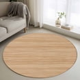 thumbnail image 1 of Round Rugs 4 Ft, Brown Wood Grain Non Slip Area Rugs for Kitchen Bedroom Entryway, Retro Western Farmhouse Wooden Board Washable Carpet Runner Rug Floor Mats for Bedroom Home Decor, 1 of 8