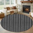 thumbnail image 1 of Round Rugs 6 Ft, Vintage Black Non Slip Area Rugs for Kitchen Bedroom Entryway, Country Farmhouse Plants Tree Pattern Washable Carpet Runner Rug Floor Mats for Bedroom Home Decor, 1 of 8
