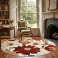 thumbnail image 1 of Round Rugs , Non Slip Washable Circle Rug for Bedroom Mountain Boho Round Area Rug for Living Room, Modern Soft Accent Carpet for Entryway Dining Room, 1 of 10