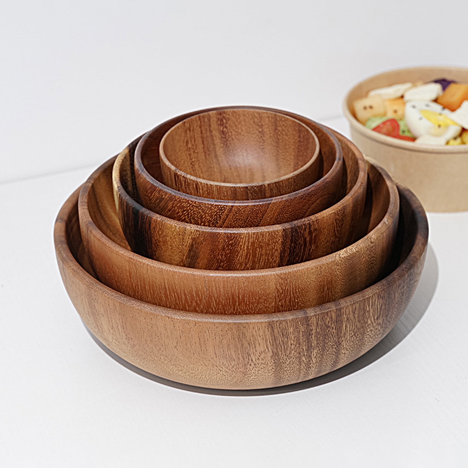 BJ's Wholesale's Large Acacia Wood Serving Bowl Set Is Selling Fast - Parade
