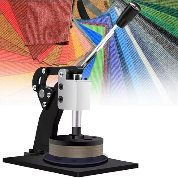 Round Sample Cutter, Pressure Type Sampling Knife Hand Pressure Disc Sampler, Fabric Sample Cutter Hand Pressure Sampling Knife 100cm for Paper, Textiles, Plastics