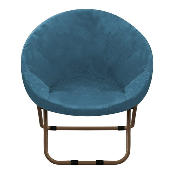 Round Saucer Chair Cover, Moon Chair Slipcovers Velvet Stretch Moon Chair Cover Soft Saucer Chair Slipcover