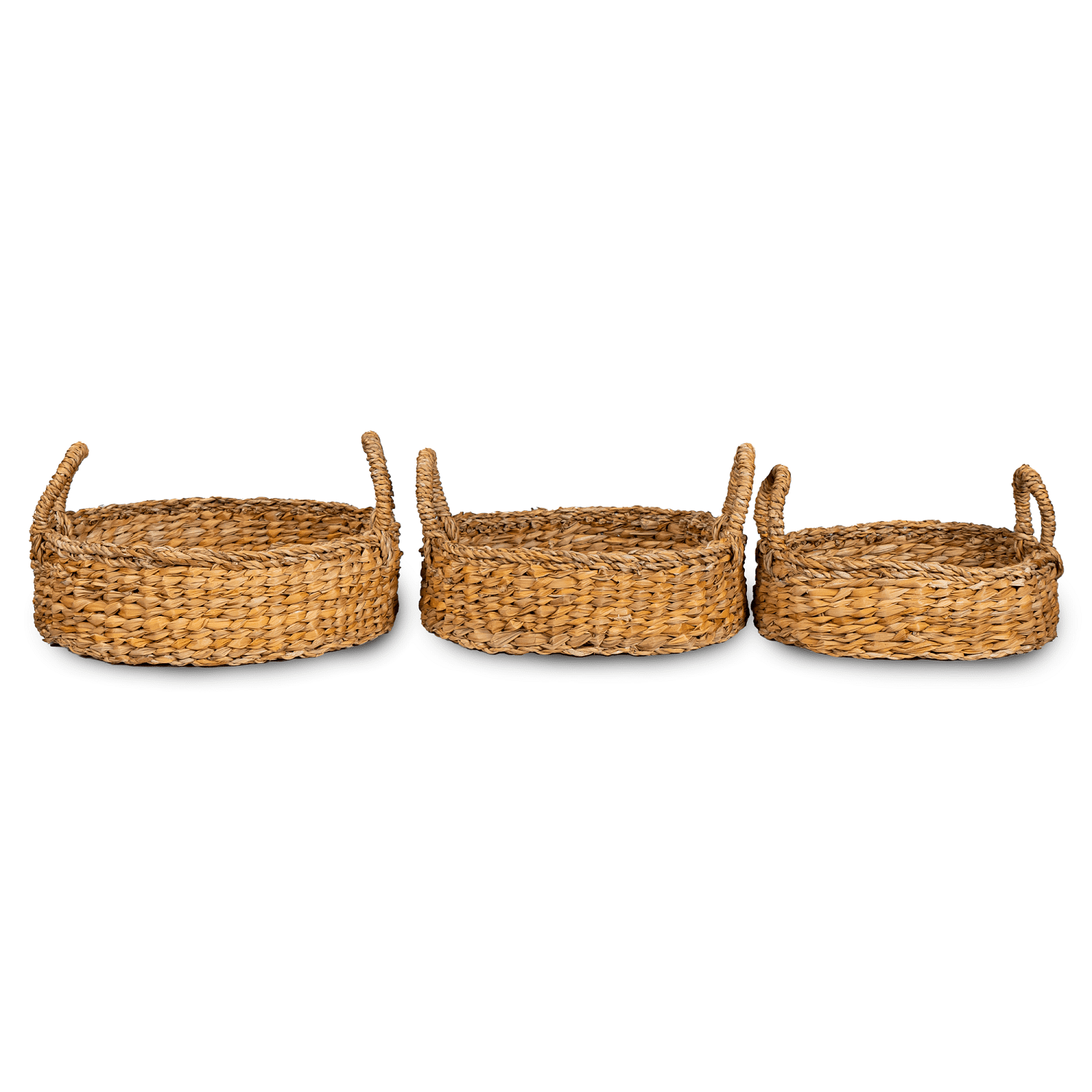 Round Seagrass Harvest Basket (Set of 3)