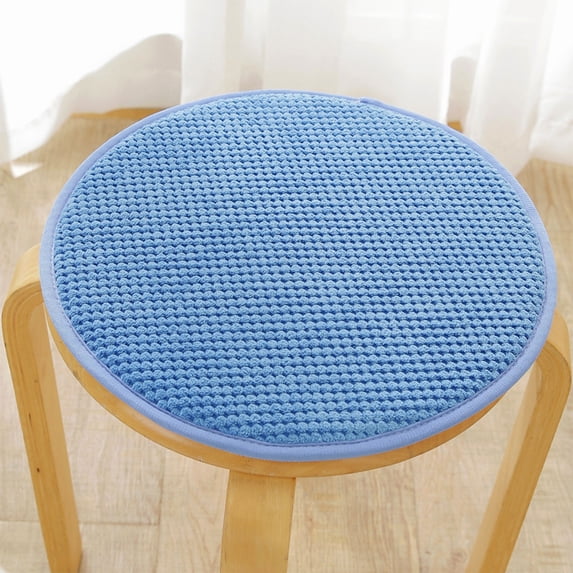 Round Chair Cushion, Thickened Non Slide Seat Pad with Soft Sponge Filling for Dining Chair, Office Stool, Kitchen Seat, Indoor Use