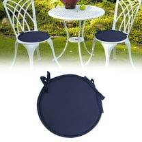 Round Seat Cushion Dining Chair Cushion Navy Blue B