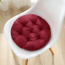 Round Seat Cushions, Comfortable Chair Cushions Suit for Home Garden Furniture, Bedroom and Office. 15.6X15.6 Inch Red