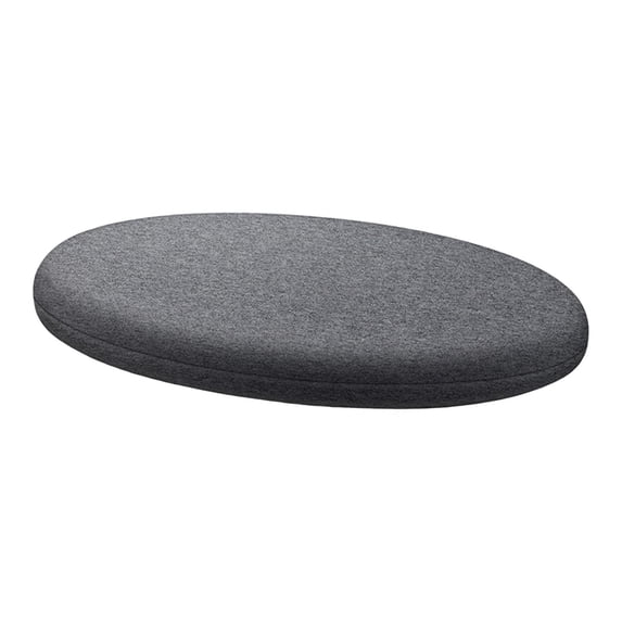 Round Seat Pad Memory Foam Seat Cushion Japanese Style Washable Stool Cushion Floor Cushion for Household Kitchen Dining Room Dark Gray 30cm