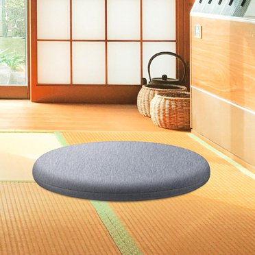 Round Cotton Memory Foam Chair Seat Cushion Pad – Non-Slip, Soft, Pink (30cm)