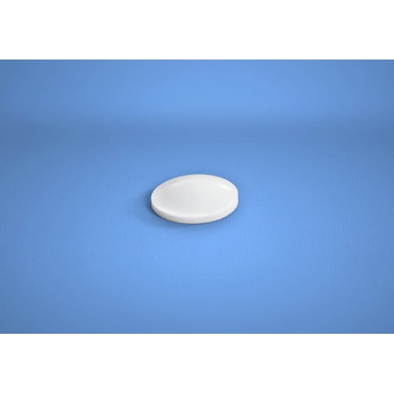 Round Self-Adhesive Rubber Bumper Stops .335" x .085" - 450pcs - BS07 White