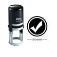 thumbnail image 1 of Round Self Inking Kids Teacher Stamp RIGHT & CHECK Personalized Custom Shiny 20mm Mini Rubber Stamp, 1 of 1