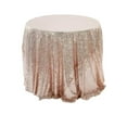thumbnail image 1 of Round Sequin Tablecloth, Glitter Fabric Tablecloth, Small Round Sparkling Tablecloth for Wedding Birthday Party Christmas Decoration, Durable Polyester Material, Reusable and Elegant Design, 1 of 7