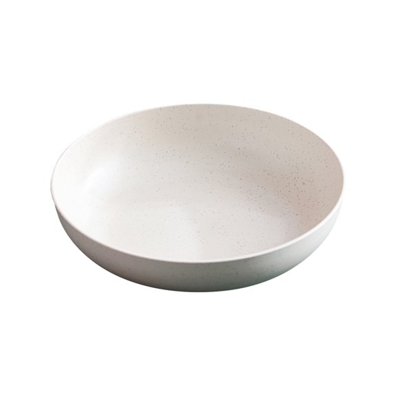 Round Serving Plate, Lightweight Speckled Dinner Dish, Multipurpose Fruit Snack Bowl, Shatter Resistant Kitchen Food Tray, Versatile Household Tableware For Salad Candy Appetizer Daily Meal Serving