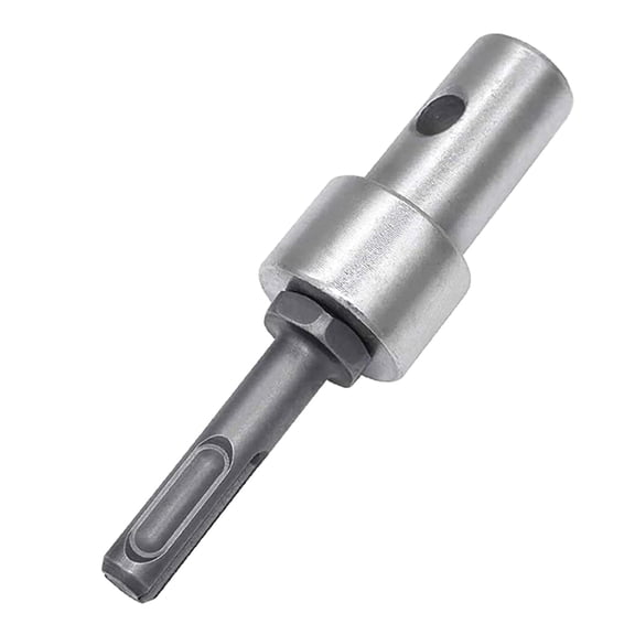 Round Shank 2 Slots Drill Bit Adapter Arbor Connector For Earth Auger Head Connector Hammers Drilling Bit Nut Head