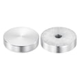 thumbnail image 1 of Round Shape Aluminum Disc, 2pack M6x30mm Aluminum Circle Disc Glass Top Adapter for Glass Table Top Disc, 1 of 5