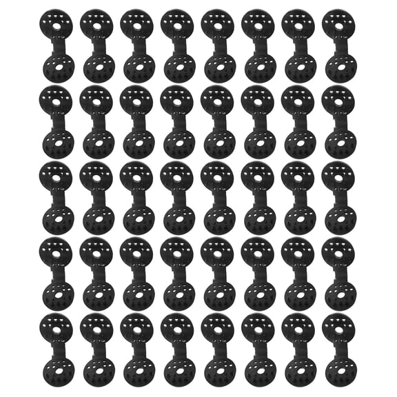 Round-Shape Clips for Anchoring Shade Cloth and Landscape Fabric, Windproof Awning Clamp Grip for Garden Netting, Anti Bird Netting, Sun Shade Net（Black 40pcs）