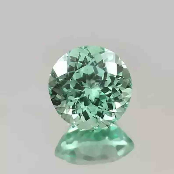 Round Shape D-Green Sapphire 8Ct Ring Size Loose Certified Gemstone Sale