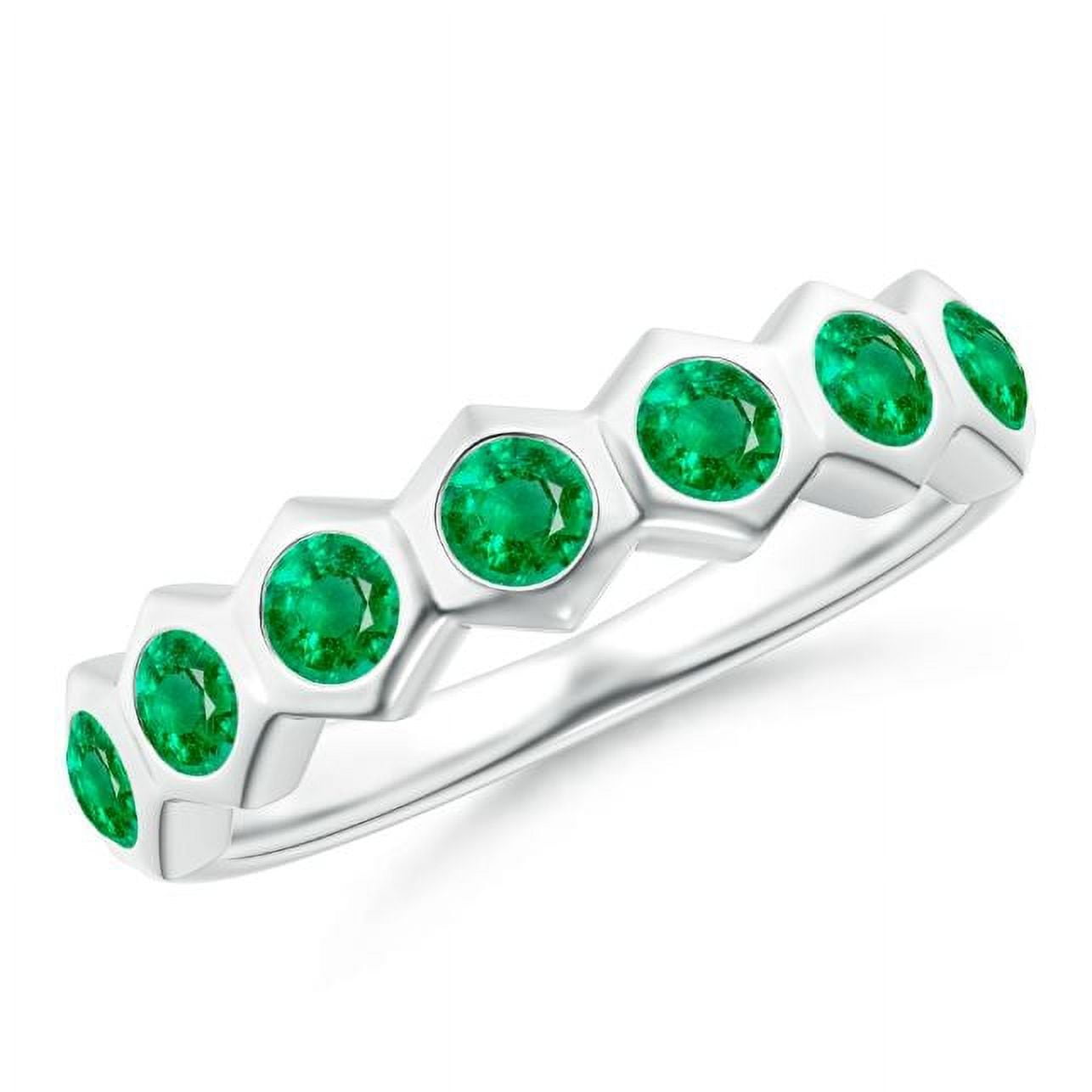 Haute Facets Genuine Emerald Bolo Bracelet - 0.72ctw In .925 Sterling Silver, Adjustable Up To 10", May Birthstone Gift For Women
